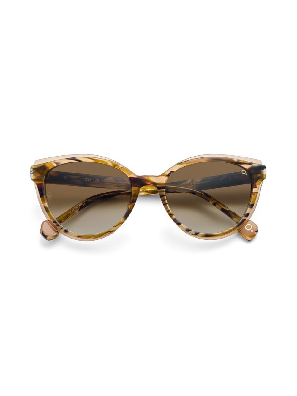 New Etnia Barcelona Women's Sunglasses Brown Acetate Frame ESSE BR 55